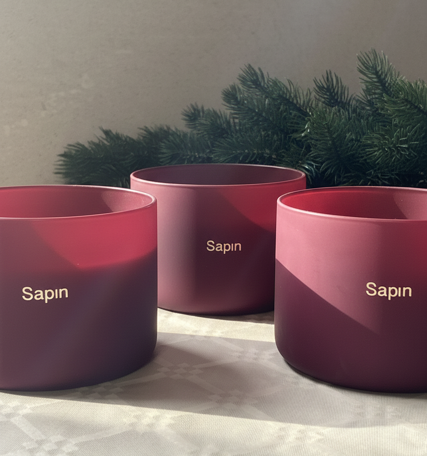 Bougie Bol Sapin – 600 ml