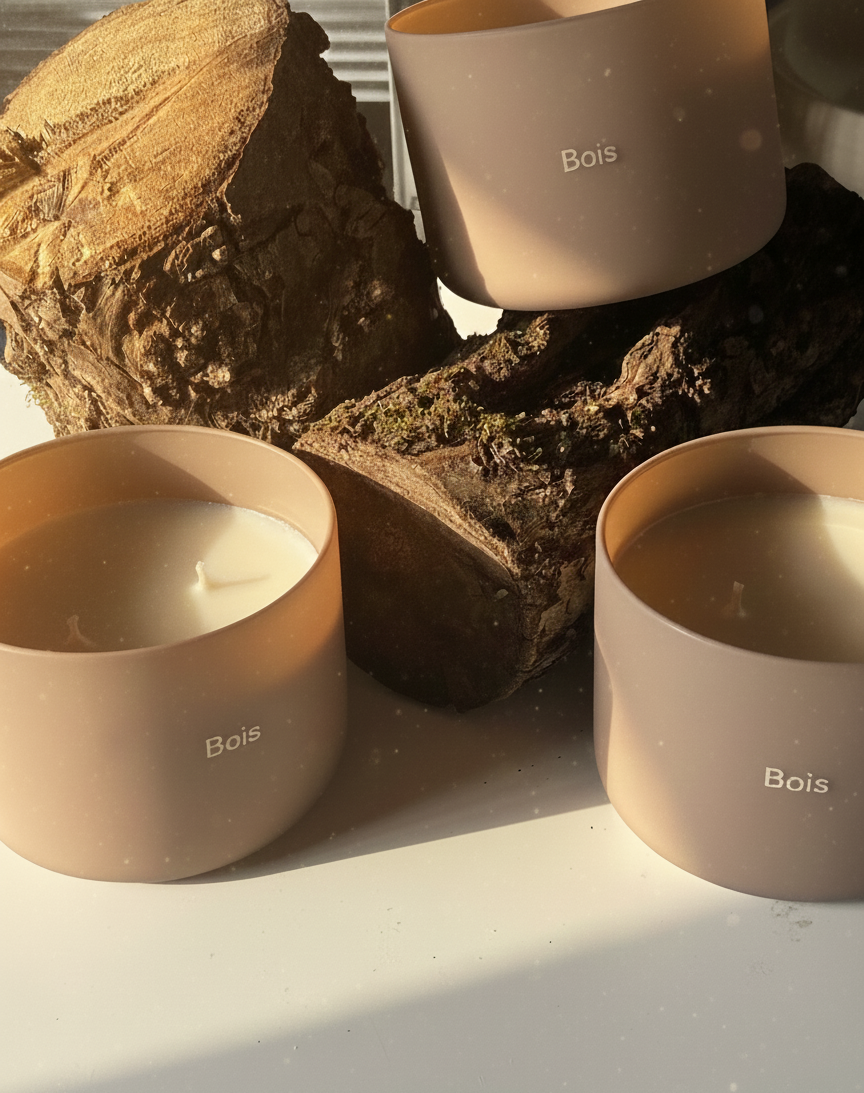 Bougie Bol Bois – 600 ml