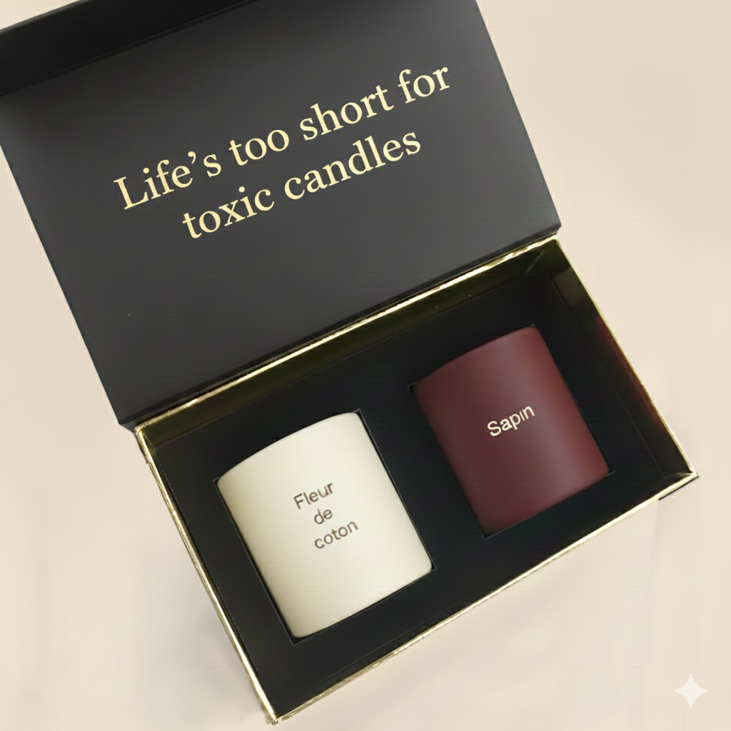 Coffret Bougies Duo – Vanille, Fleur d'oranger 360ml