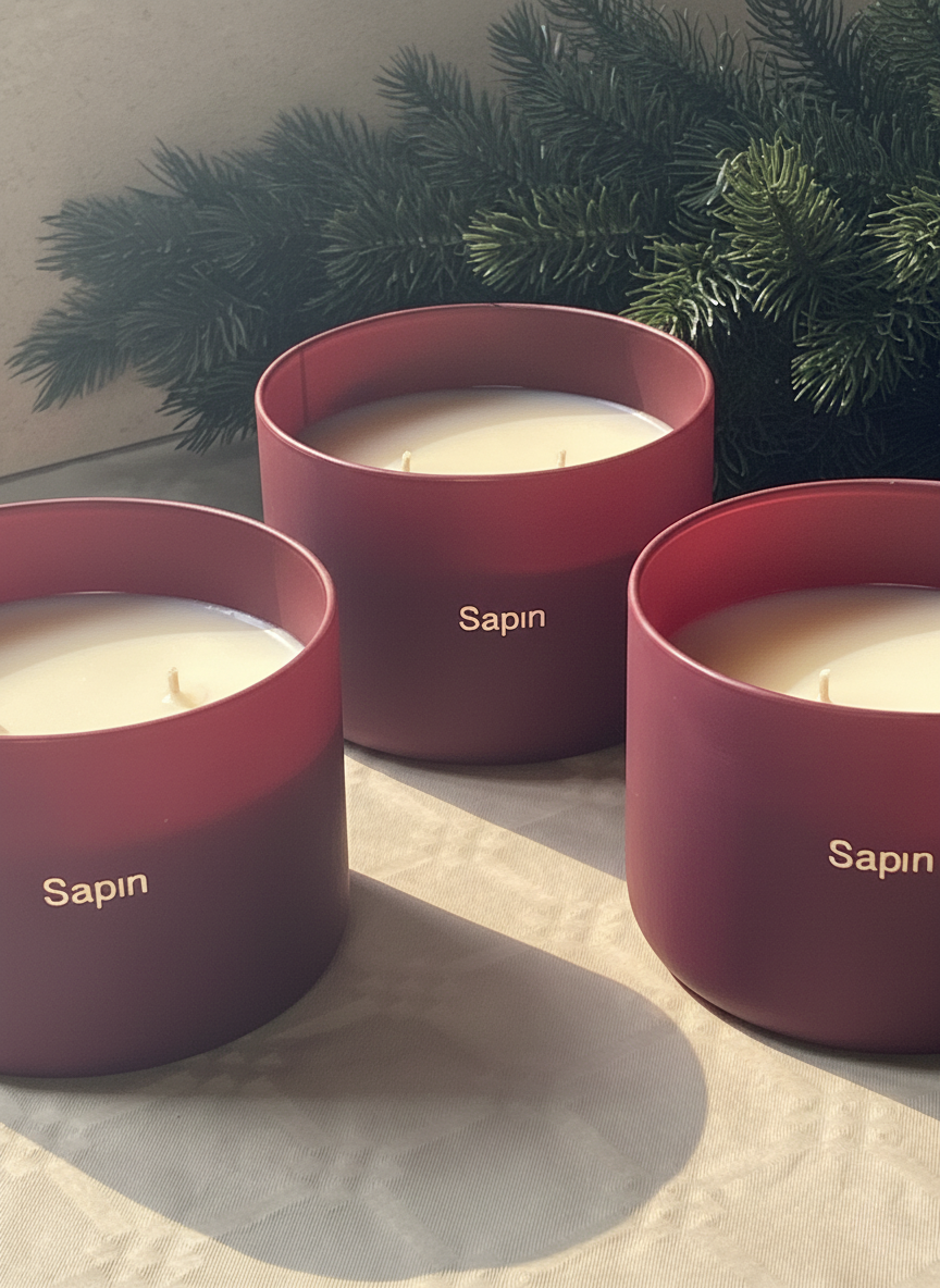 Bougie Bol Sapin – 600 ml